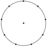 Objective Enneagram Mathematics Point Represents Unity in One Circle Unity in Everything 9 Points Equidistant Around the Circle With 3 Equilateral Triangles Possible